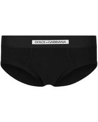 Dolce & Gabbana - Logo-waistband Jersey Trunks - Lyst