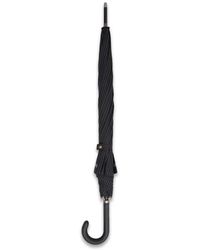 Moschino - Pinstripe-Print Curved-Handle Umbrella - Lyst