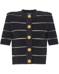 Balmain - Vest Met Korte Mouwen - Lyst