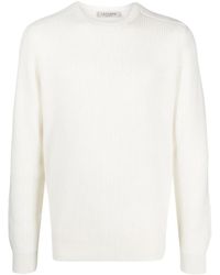 Fileria - Ribbed-Knit Crew-Neck Jumper - Lyst