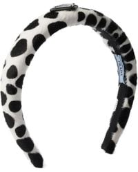 Prada - Haarreif Mit Print - Lyst
