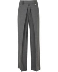 GIUSEPPE DI MORABITO - Layered Wide-Leg Tailored Trousers - Lyst