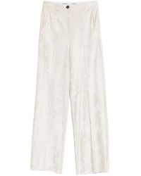 Marella - Pantaloni Avana A Coste - Lyst