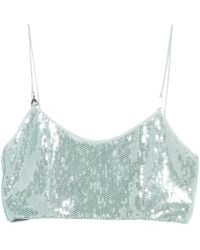 Patrizia Pepe - Sequin-Embellishment Top - Lyst