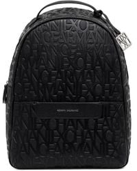ARMANI EXCHANGE - ロゴエンボス バックパック - Lyst