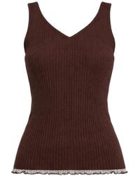 Twinset - V-Neck Knitted Vest - Lyst