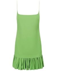STAUD - Gerüschtes Ari Kleid - Lyst