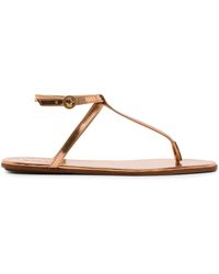 Marsèll - Traccia Patent-Leather Sandals - Lyst