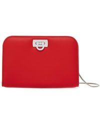 Ferragamo - Wanda Leather Mini Bag - Lyst