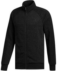 adidas - Three-Stripe Zip Jacket - Lyst