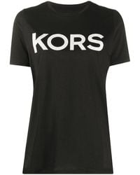 MICHAEL Michael Kors - T-shirt With Studded Logo - Lyst