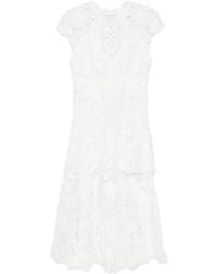 Jonathan Simkhai - Gelaagde Midi-Jurk Met Kanten Detail - Lyst