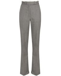 Elisabetta Franchi - Wool Trousers - Lyst