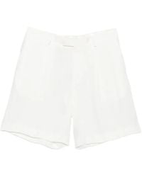 Lardini - Paaramis Pleated Shorts - Lyst