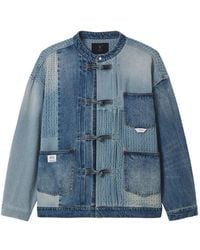 FIVE CM - Katoenen Jack Met Patchwork - Lyst