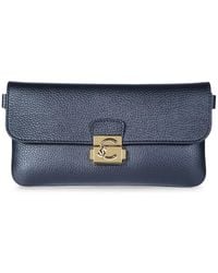 Coccinelle - C-Me Lock Grained Leather Shoulder Bag - Lyst