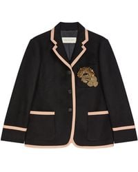 Dries Van Noten - Embroidered Wool Blazer - Lyst
