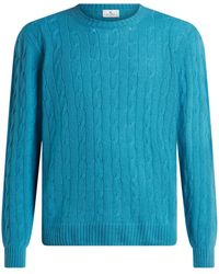 Etro - Cable-Knit Cashmere Sweater - Lyst