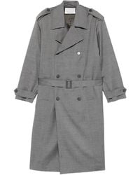 Frankie Shop - Double-Breasted Trench Coat - Lyst