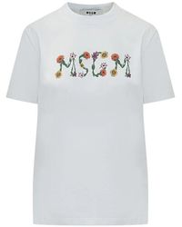 MSGM - T-Shirt En Polo - Lyst