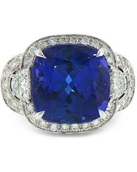 HYT Jewelry - Tanzanite And Diamond Ring - Lyst