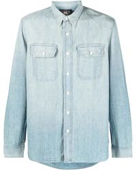 RRL - Denim Overhemd - Lyst