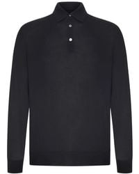 ZEGNA - Trofeo Long-Sleeve Polo Shirt - Lyst
