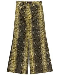 LỰU ĐẠN - Phat Snake-Effect Trousers - Lyst