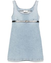 Coperni - Abito Corto Denim Con Cintura - Lyst
