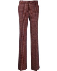 Etro Karierte Hose - Orange