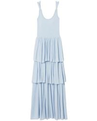 Claudie Pierlot - Tiered Knitted Asymmetric Dress - Lyst