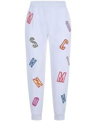 Moschino - Logo-Embroidered Track Pants - Lyst