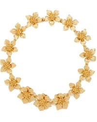 Kenneth Jay Lane - Dogwood Flower-Sculpted Necklace - Lyst