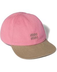 Miu Miu - Drill Baseball Cap - Lyst