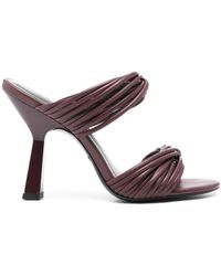 Patrizia Pepe - 100mm Leather Sandals - Lyst