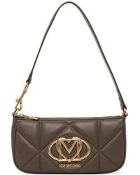 Love Moschino - Quilted Logo Shoulder Bag - Lyst