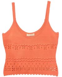 Ulla Johnson - Esme Eyelet Knit Camisole - Lyst