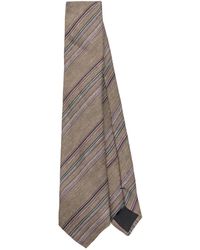 Paul Smith - Cravate à rayures en jacquard - Lyst