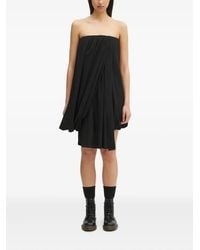 JW Anderson - Draped Bustier Strapless Dress - Lyst
