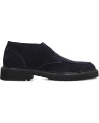 Doucal's - Round-Toe Leather Boots - Lyst