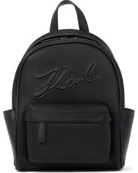 Karl Lagerfeld - Small K/Skuare Backpack Grainy - Lyst