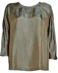 Aspesi - Blouse À Fini Satiné - Lyst