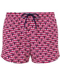 Moschino - Graphic Print Swim Shorts - Lyst