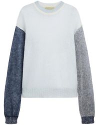 Momoní - Colour-Block Ribbed Sweater - Lyst