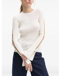 From Future - Slit-Sleeve Sweater - Lyst