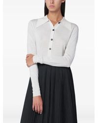 Mark Kenly Domino Tan - Kassy Blouse Met Knopen - Lyst