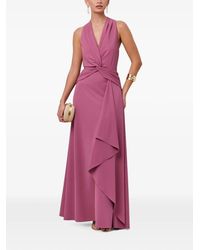 Savel - Twist-Detail Sleeveless Maxi Dress - Lyst