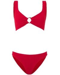 Hunza G - Julia Hoop-Detail Bikini - Lyst