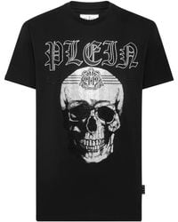 Philipp Plein - T-Shirt Round Neck Ss Tattoo - Lyst