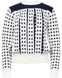 JW Anderson - Jacquard Slit Sweater - Lyst